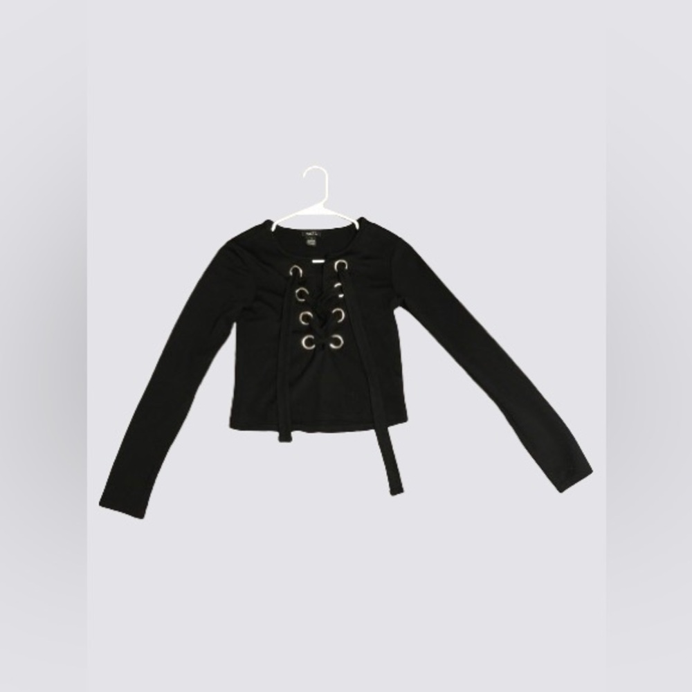 Rue21 Longsleeve Laceup Top